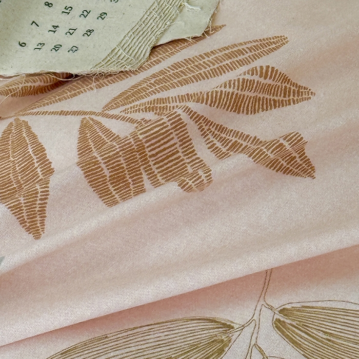 91家纺网 家纺一手货源 找家纺 于果 2025新款暖绒磨毛四件套 芊芊叶语