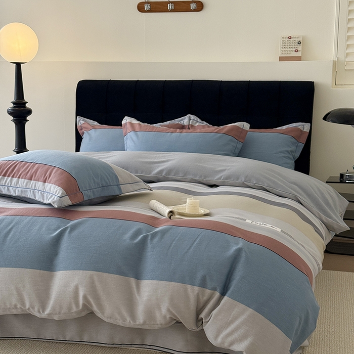 91家纺网 家纺一手货源 找家纺 于果 2025新款暖绒磨毛四件套 万华镜