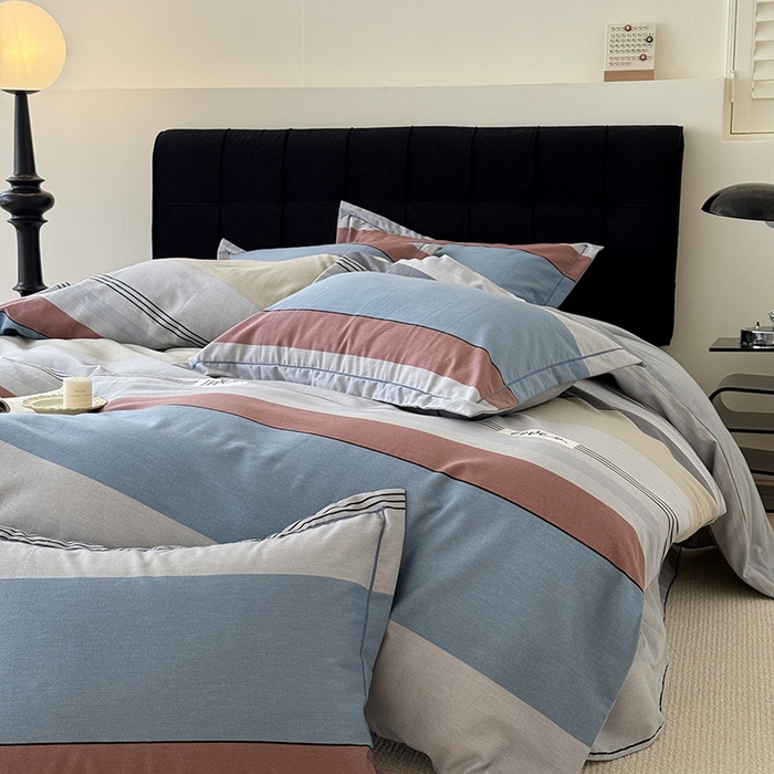 91家纺网 家纺一手货源 找家纺 于果 2025新款暖绒磨毛四件套 万华镜