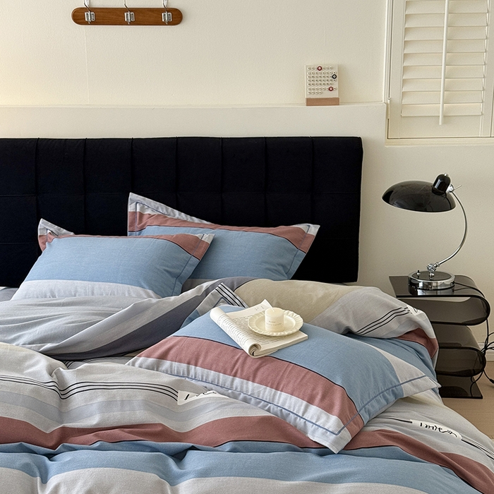 91家纺网 家纺一手货源 找家纺 于果 2025新款暖绒磨毛四件套 万华镜