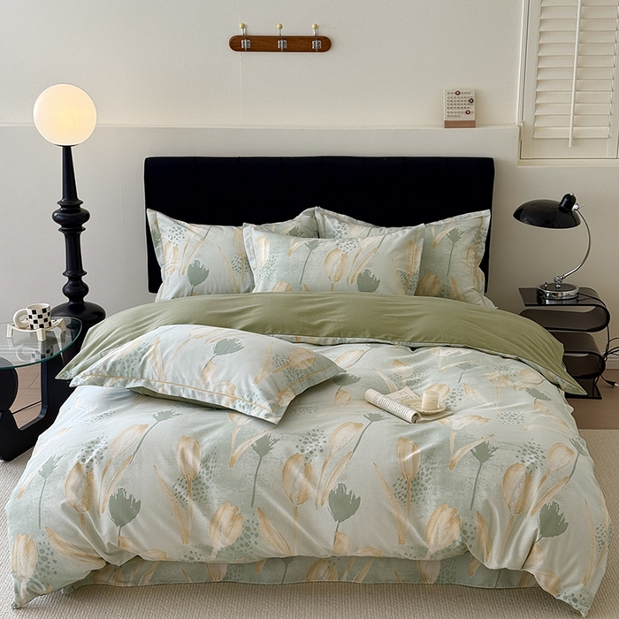 于果 2025新款暖绒磨毛四件套 往事随风