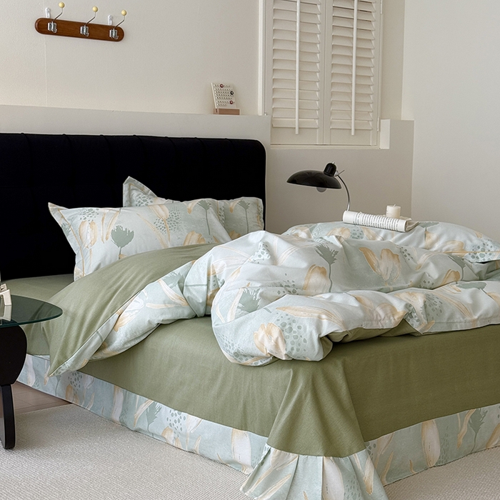 91家纺网 家纺一手货源 找家纺 于果 2025新款暖绒磨毛四件套 往事随风