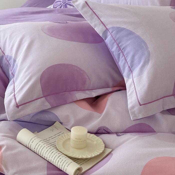 91家纺网 家纺一手货源 找家纺 于果 2025新款暖绒磨毛四件套 心心念念