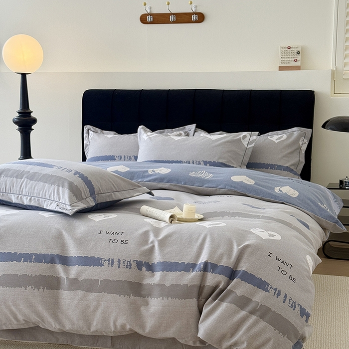 91家纺网 家纺一手货源 找家纺 于果 2025新款暖绒磨毛四件套 心愿梦境