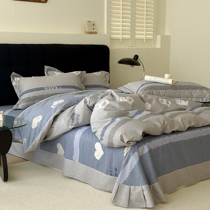 91家纺网 家纺一手货源 找家纺 于果 2025新款暖绒磨毛四件套 心愿梦境