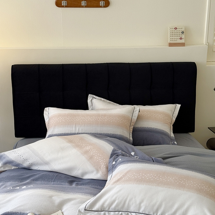 91家纺网 家纺一手货源 找家纺 于果 2025新款暖绒磨毛四件套 星空灰