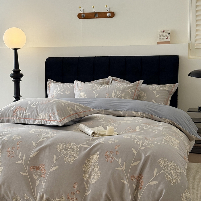 91家纺网 家纺一手货源 找家纺 于果 2025新款暖绒磨毛四件套 绣丽