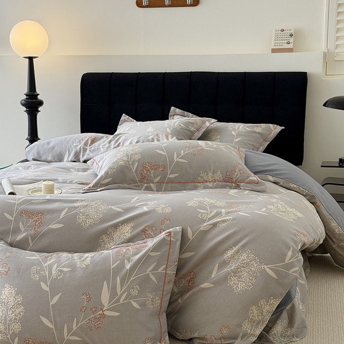 91家纺网 家纺一手货源 找家纺 于果 2025新款暖绒磨毛四件套 绣丽