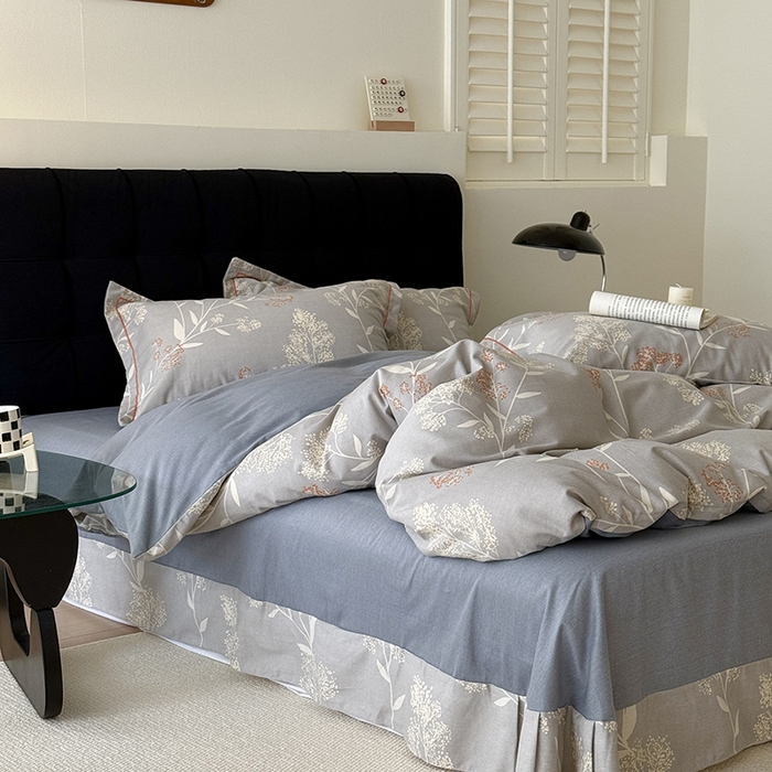 91家纺网 家纺一手货源 找家纺 于果 2025新款暖绒磨毛四件套 绣丽