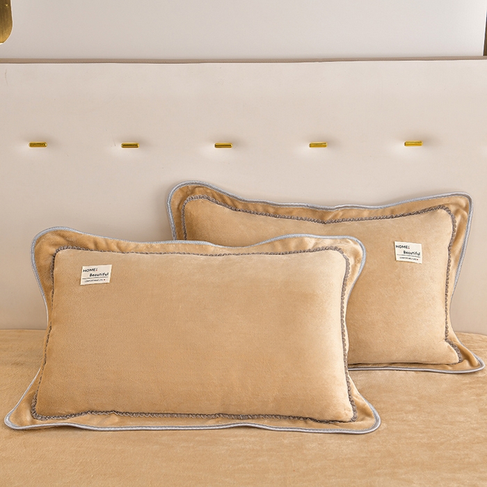 91家纺网 家纺一手货源 找家纺 缘莉娜家纺 2025高克重8斤牛奶绒四件套金貂绒法莱绒加厚保暖直播电商爆款 浅驼色