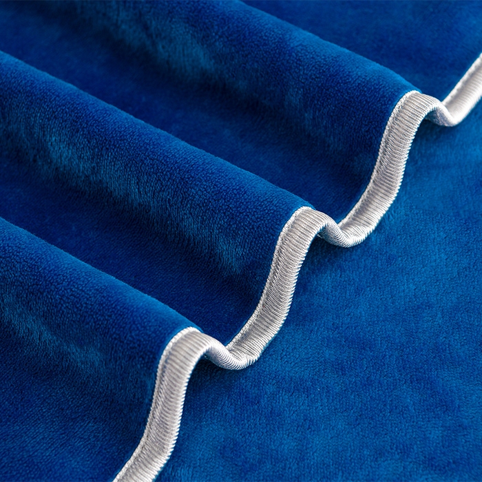 91家纺网 家纺一手货源 找家纺 缘莉娜家纺 2025高克重8斤牛奶绒四件套金貂绒法莱绒加厚保暖直播电商爆款 深蓝