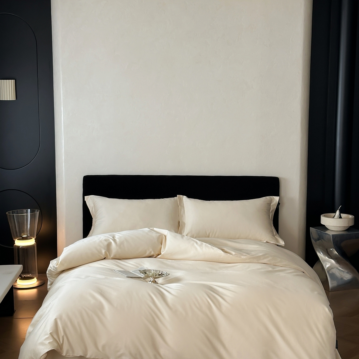 91家纺网 家纺一手货源 找家纺 （总）三味舒屋 2025新款50s全棉纯棉纯色四件套-长期主义