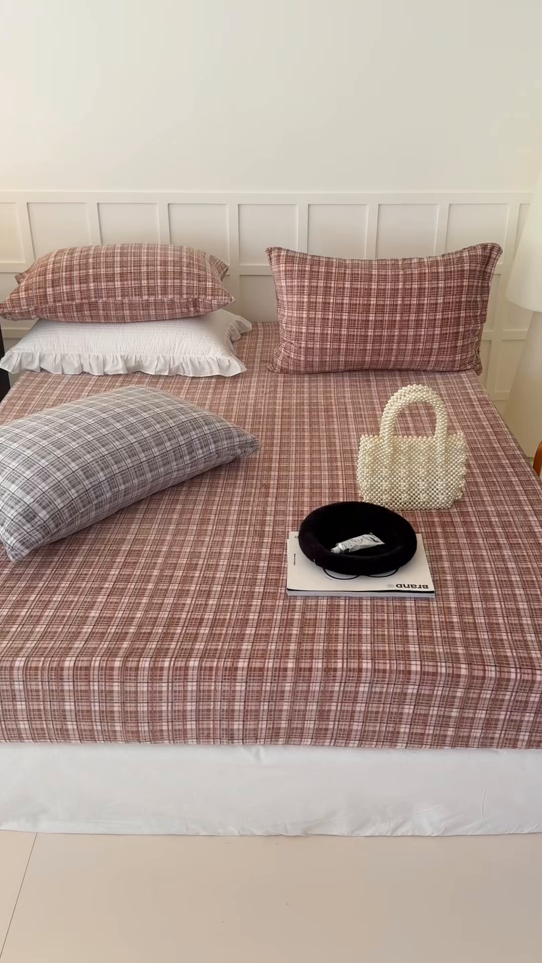 91家纺网 家纺一手货源 找家纺 三朵家纺 2025新款牛奶绒印花单床笠 床笠单件 中古咖格