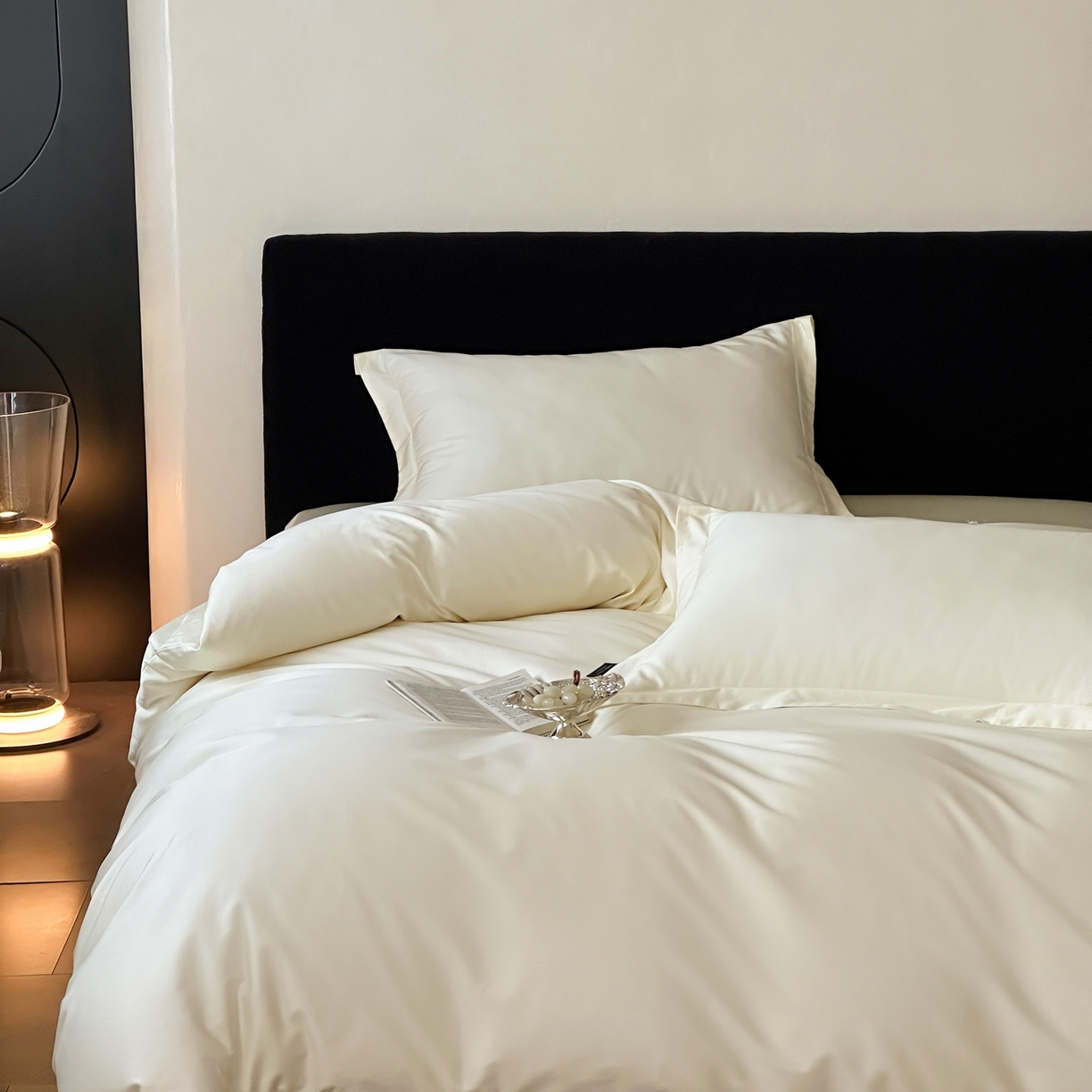 91家纺网 家纺一手货源 找家纺 三味舒屋 2025新款50s全棉纯棉纯色单被套被套单件-长期主义 长期主义-香草色