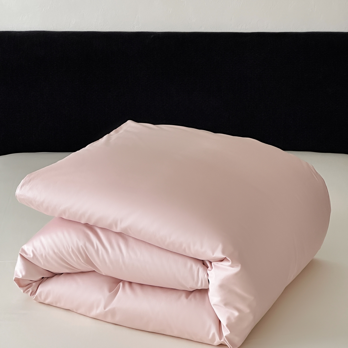 91家纺网 家纺一手货源 找家纺 三味舒屋 2025新款50s全棉纯棉纯色单被套被套单件-长期主义 长期主义-白桃乌龙