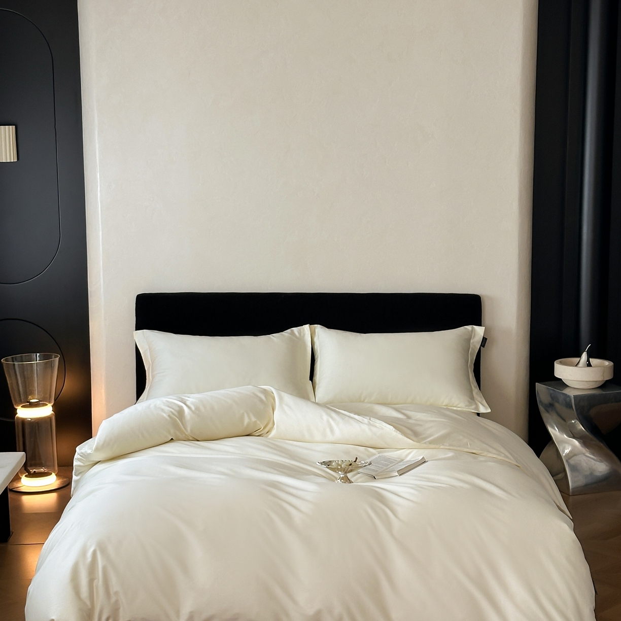 91家纺网 家纺一手货源 找家纺 三味舒屋 2025新款50s全棉纯棉纯色单被套被套单件-长期主义 长期主义-香草色