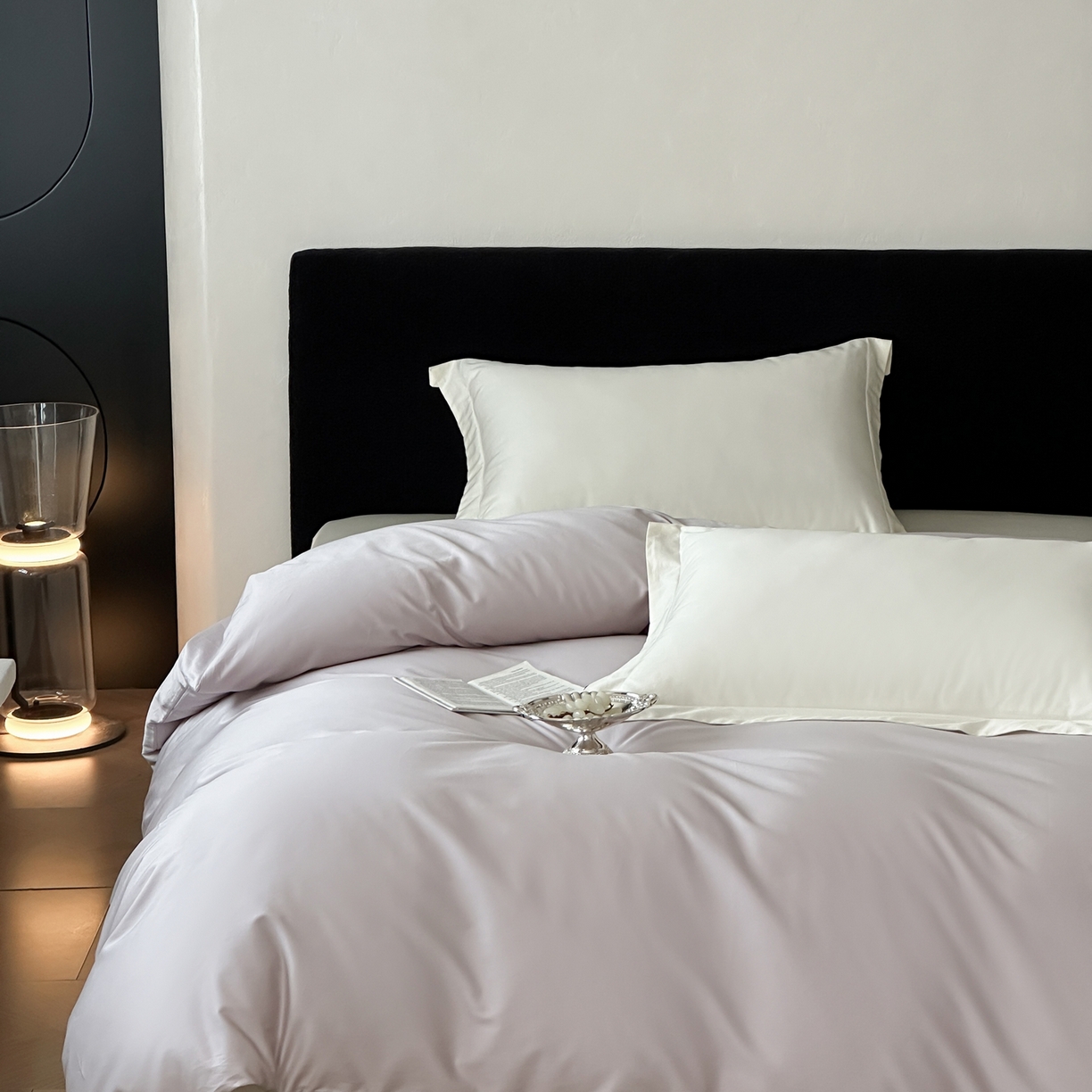 91家纺网 家纺一手货源 找家纺 三味舒屋 2025新款50s全棉纯棉纯色单被套被套单件-长期主义 长期主义-微微紫