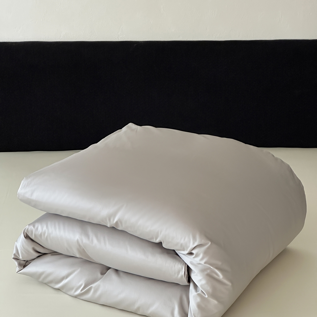 91家纺网 家纺一手货源 找家纺 三味舒屋 2025新款50s全棉纯棉纯色单被套被套单件-长期主义 长期主义-新银灰