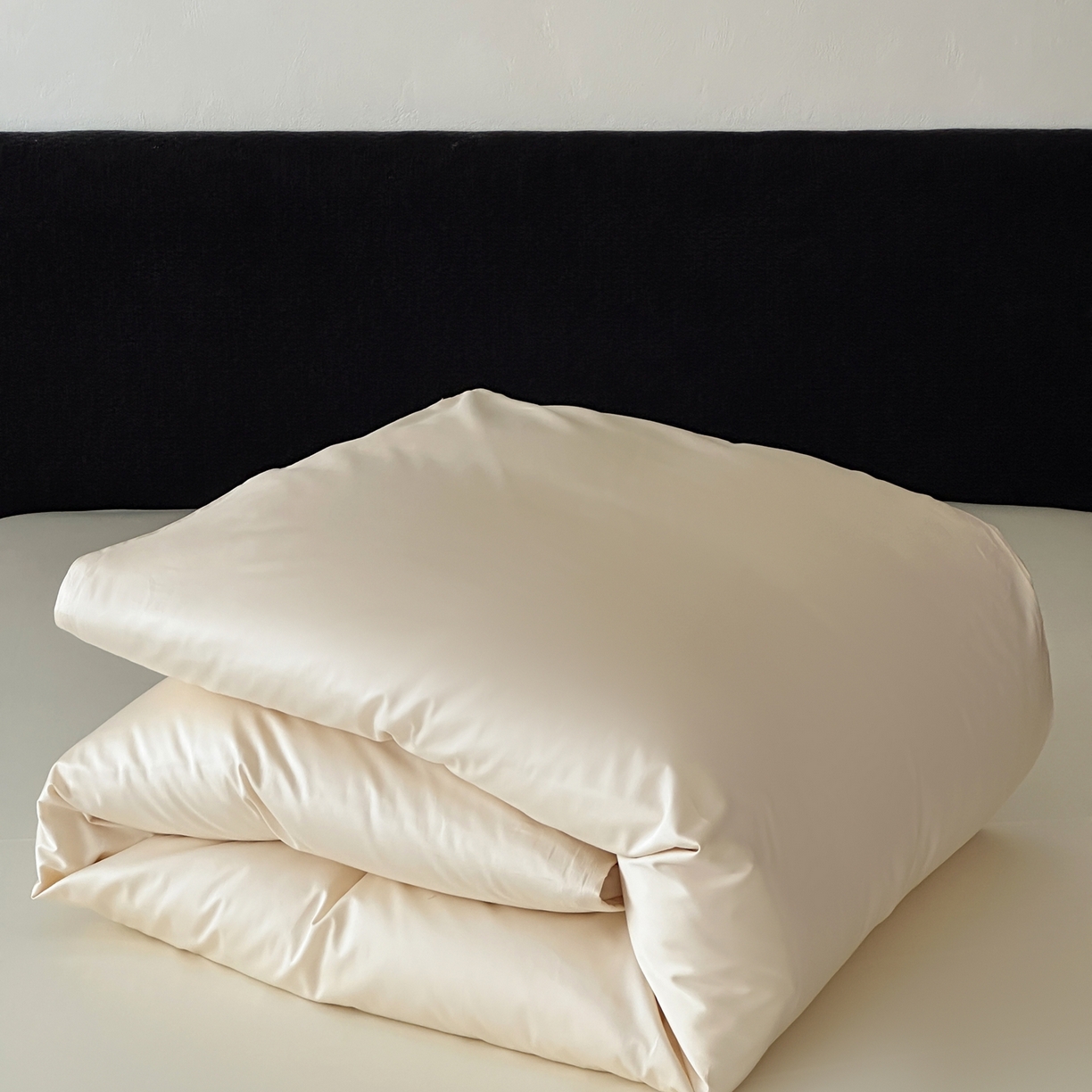 91家纺网 家纺一手货源 找家纺 三味舒屋 2025新款50s全棉纯棉纯色单被套被套单件-长期主义 长期主义-安琪白