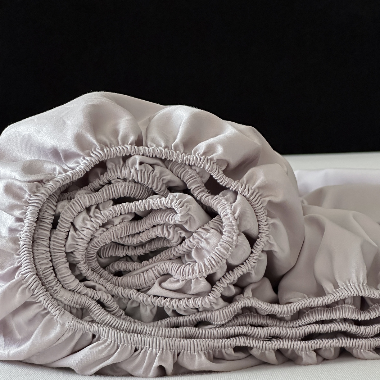 91家纺网 家纺一手货源 找家纺 三味舒屋 2025新款50s全棉纯棉纯色单床笠床笠单件-长期主义 长期主义-微微紫