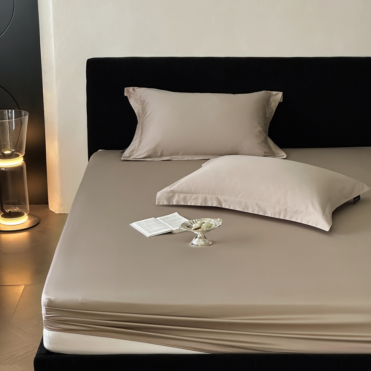 91家纺网 家纺一手货源 找家纺 三味舒屋 2025新款50s全棉纯棉纯色单床笠床笠单件-长期主义 长期主义-茶棕色