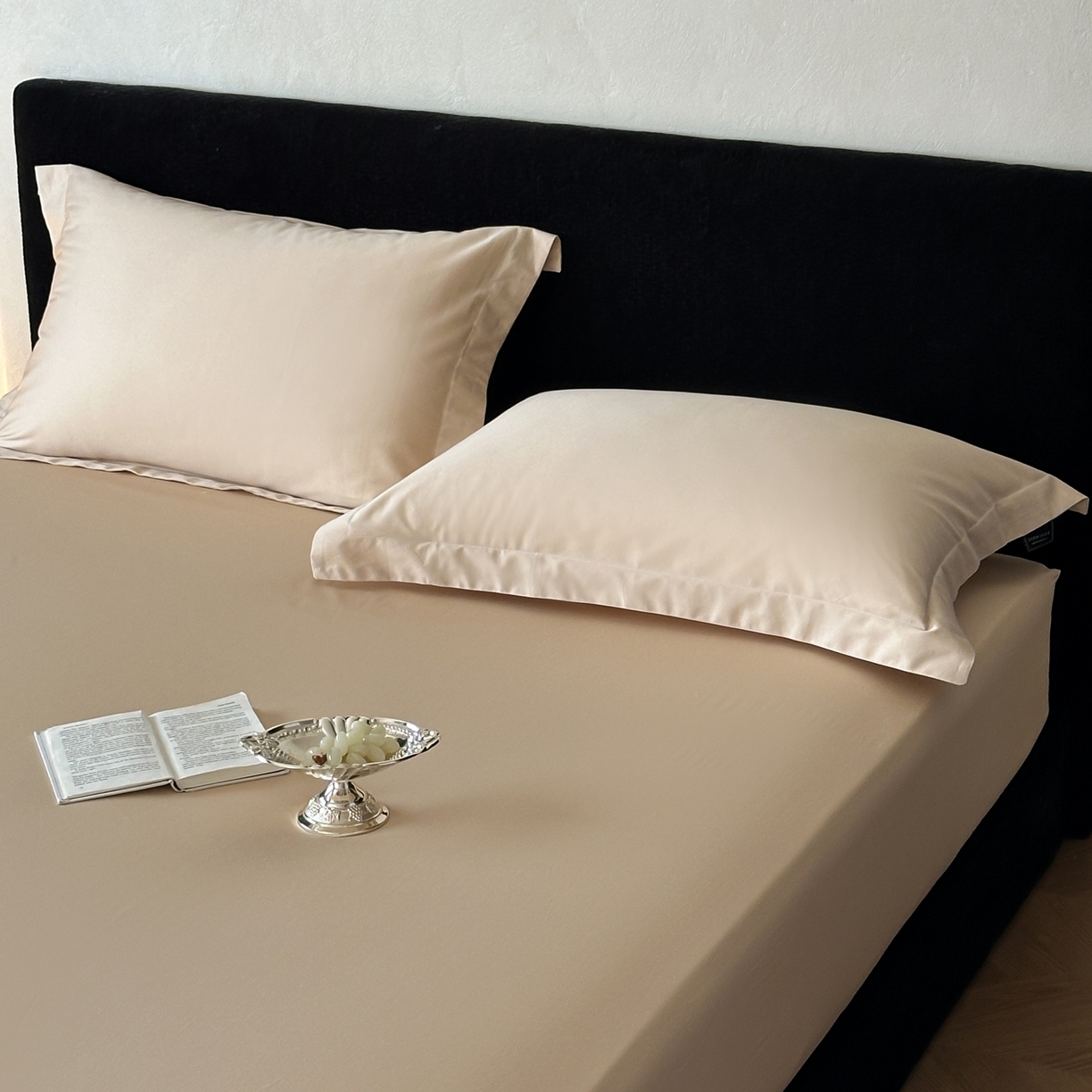 91家纺网 家纺一手货源 找家纺 三味舒屋 2025新款50s全棉纯棉纯色单床笠床笠单件-长期主义 长期主义-星光金