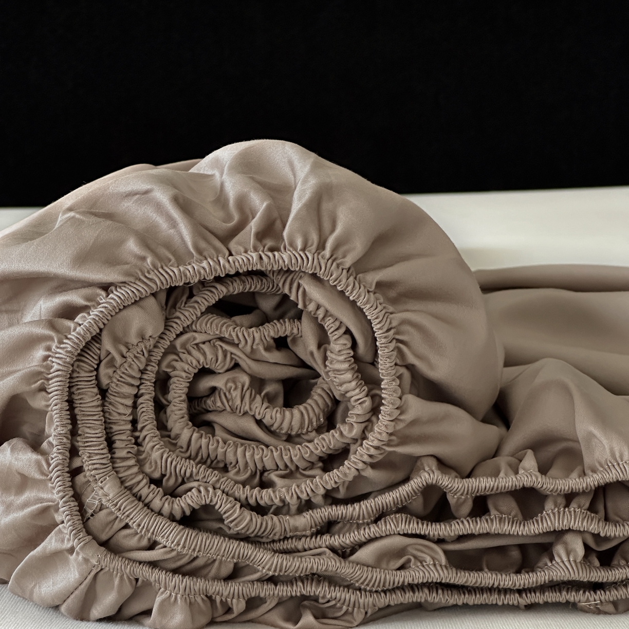 91家纺网 家纺一手货源 找家纺 三味舒屋 2025新款50s全棉纯棉纯色单床笠床笠单件-长期主义 长期主义-茶棕色