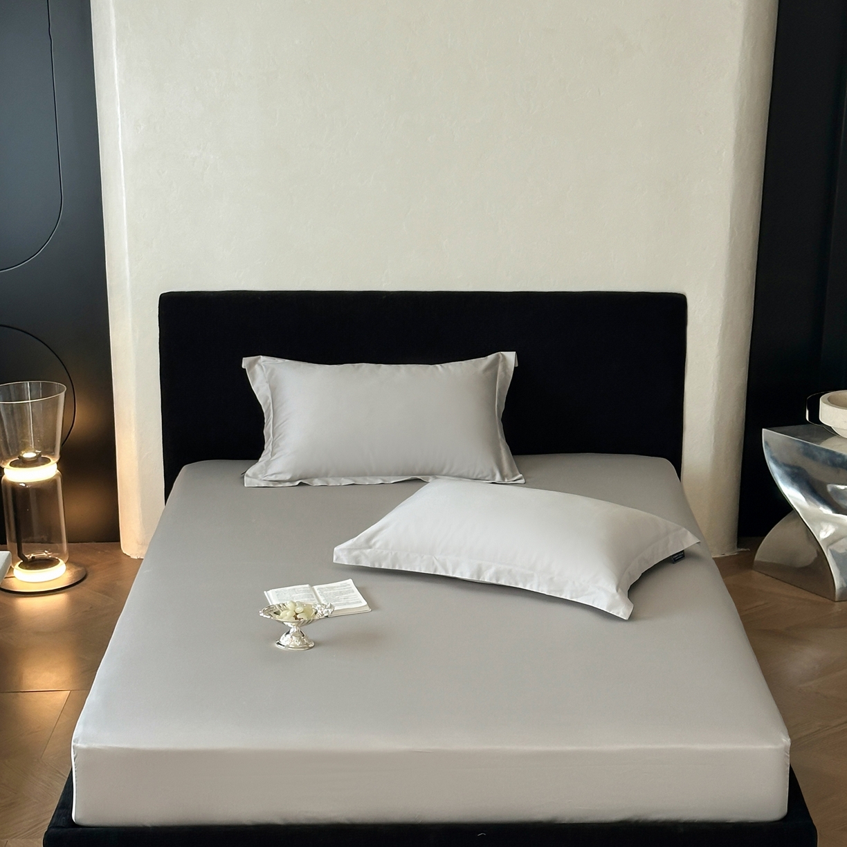 91家纺网 家纺一手货源 找家纺 三味舒屋 2025新款50s全棉纯棉纯色单床笠床笠单件-长期主义 长期主义-新银灰