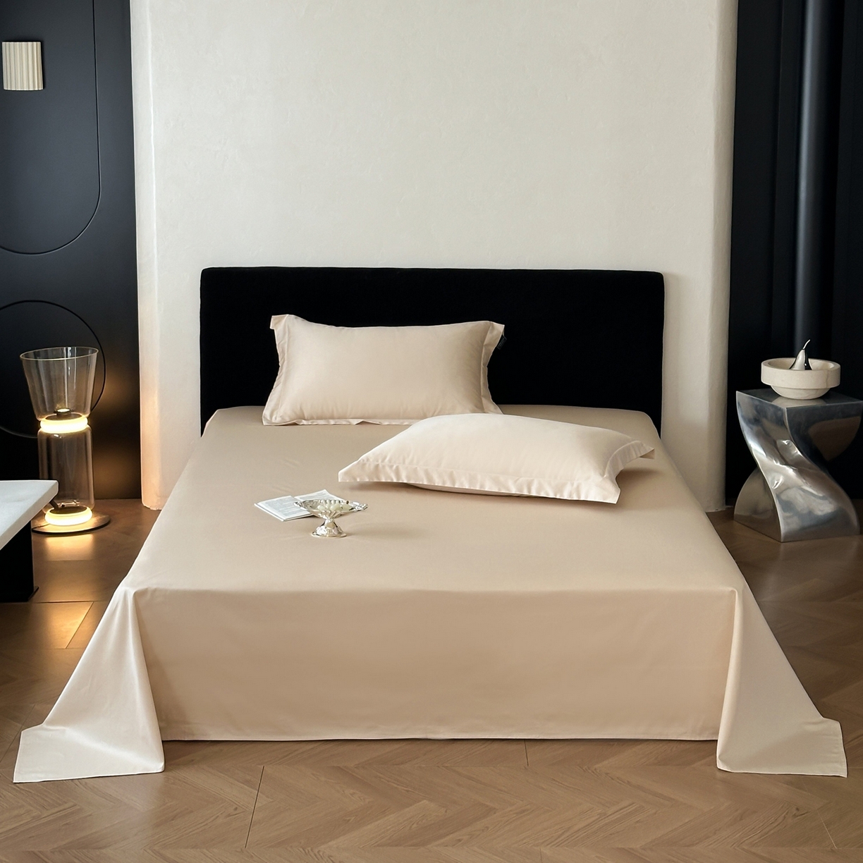 91家纺网 家纺一手货源 找家纺 （总）三味舒屋 2025新款50s全棉纯棉纯色单床单床单单件-长期主义