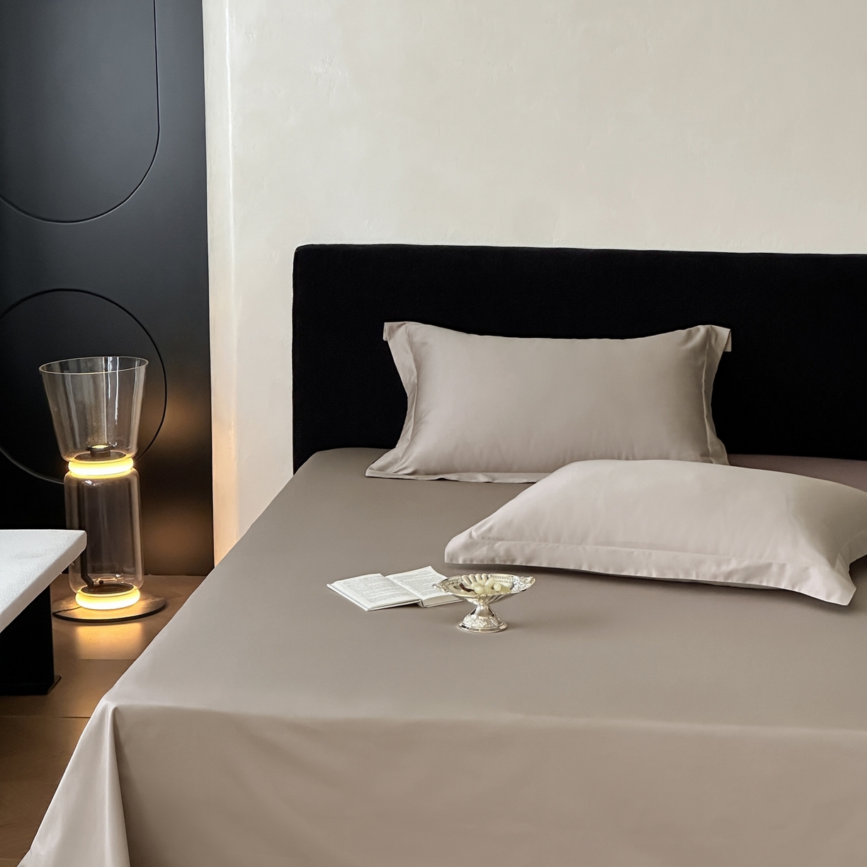 91家纺网 家纺一手货源 找家纺 三味舒屋 2025新款50s全棉纯棉纯色单床单床单单件-长期主义 长期主义-茶棕色