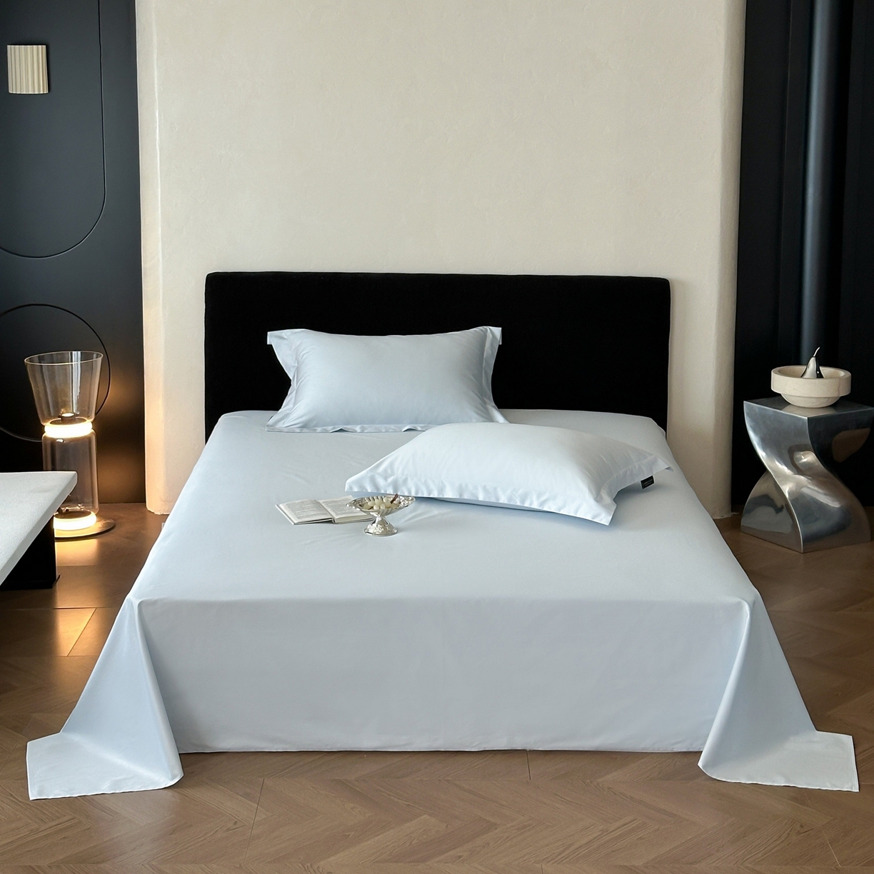 91家纺网 家纺一手货源 找家纺 （总）三味舒屋 2025新款50s全棉纯棉纯色单床单床单单件-长期主义