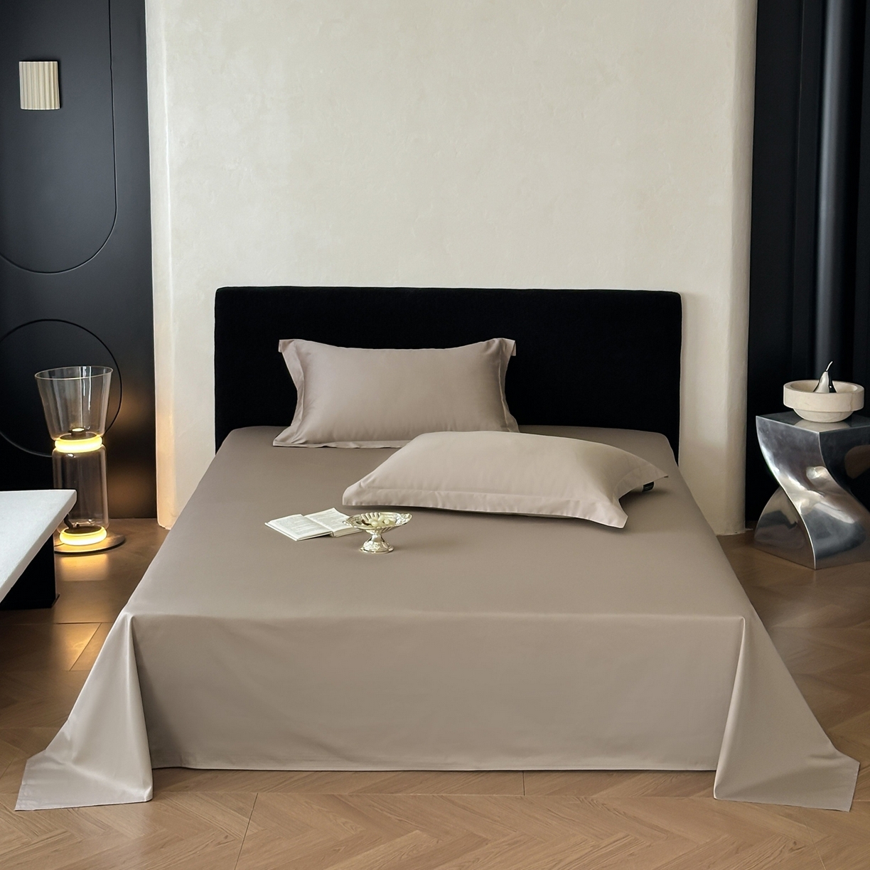 三味舒屋 2025新款50s全棉纯棉纯色单床单床单单件-长期主义 长期主义-茶棕色