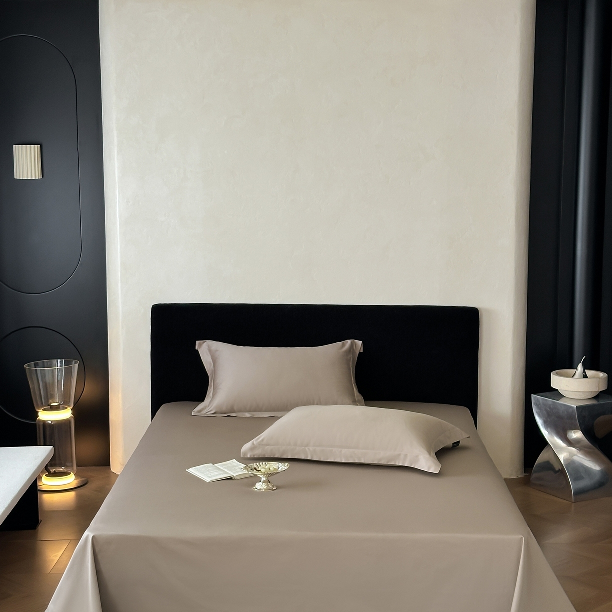 91家纺网 家纺一手货源 找家纺 三味舒屋 2025新款50s全棉纯棉纯色单床单床单单件-长期主义 长期主义-茶棕色