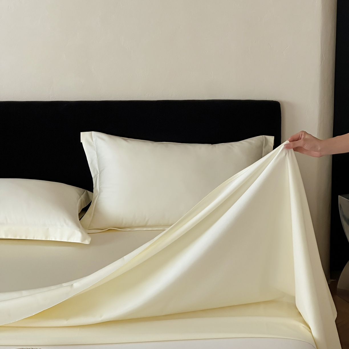 91家纺网 家纺一手货源 找家纺 三味舒屋 2025新款50s全棉纯棉纯色单床单床单单件-长期主义 长期主义-香草色