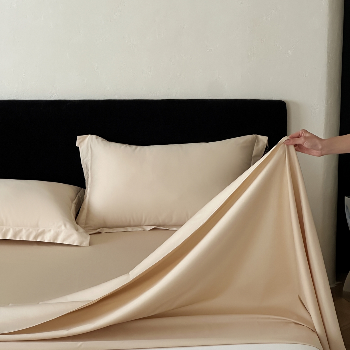 91家纺网 家纺一手货源 找家纺 三味舒屋 2025新款50s全棉纯棉纯色单床单床单单件-长期主义 长期主义-星光金