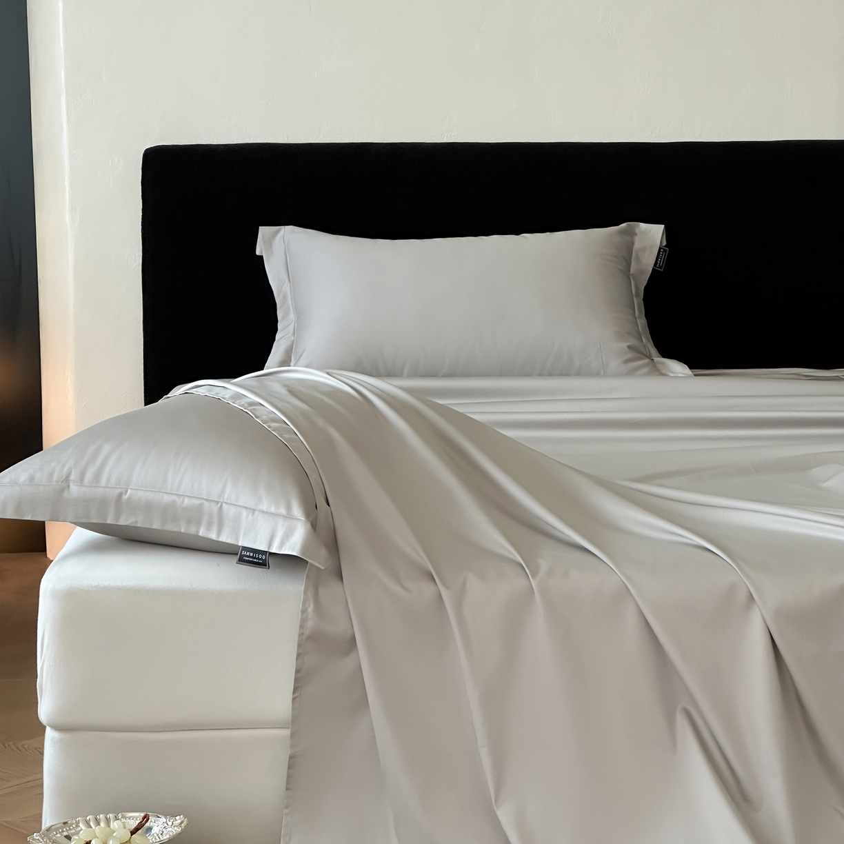 91家纺网 家纺一手货源 找家纺 三味舒屋 2025新款50s全棉纯棉纯色单床单床单单件-长期主义 长期主义-新银灰