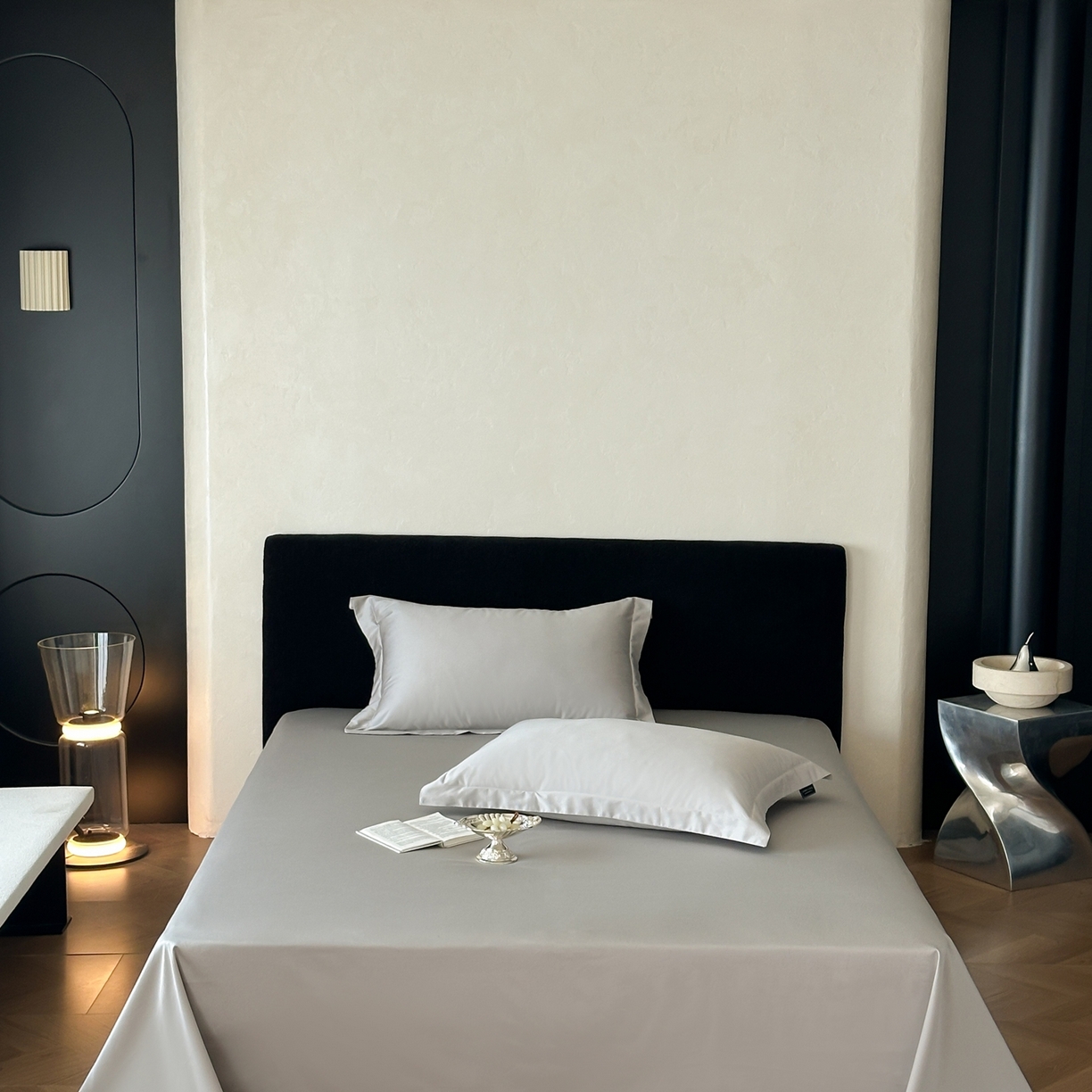 91家纺网 家纺一手货源 找家纺 三味舒屋 2025新款50s全棉纯棉纯色单床单床单单件-长期主义 长期主义-新银灰