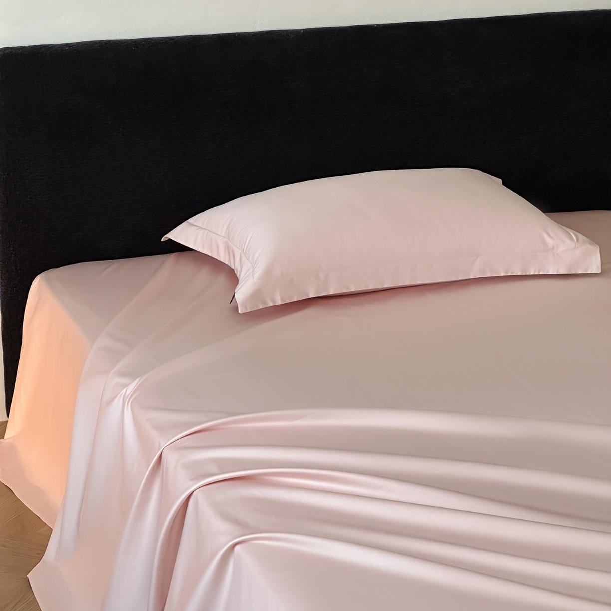 91家纺网 家纺一手货源 找家纺 三味舒屋 2025新款50s全棉纯棉纯色单床单床单单件-长期主义 长期主义-白桃乌龙