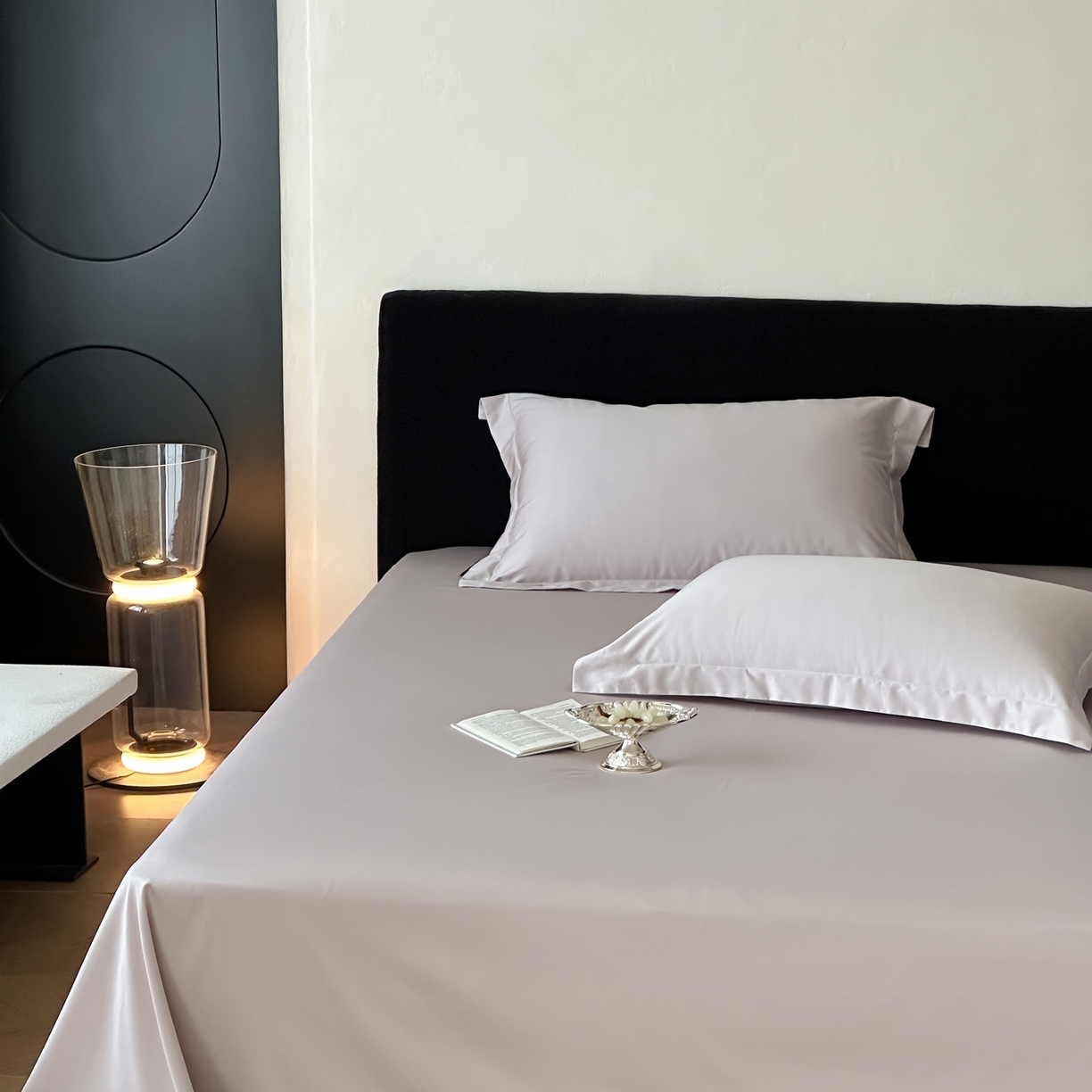 91家纺网 家纺一手货源 找家纺 三味舒屋 2025新款50s全棉纯棉纯色单床单床单单件-长期主义 长期主义-微微紫