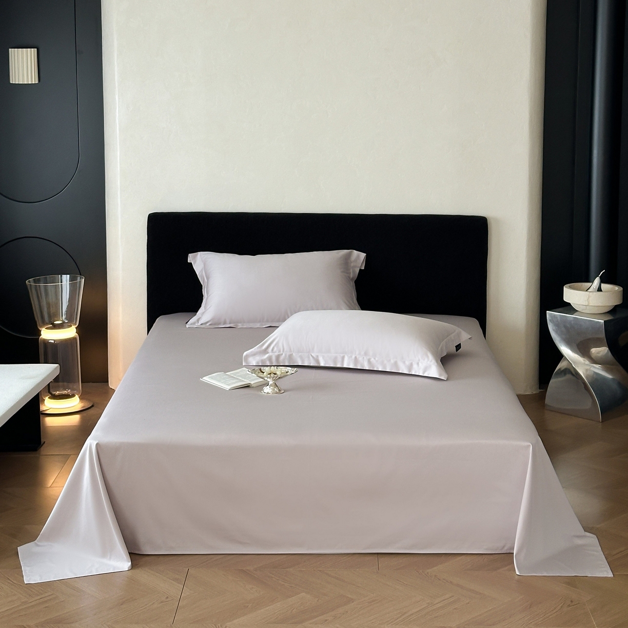 三味舒屋 2025新款50s全棉纯棉纯色单床单床单单件-长期主义 长期主义-微微紫