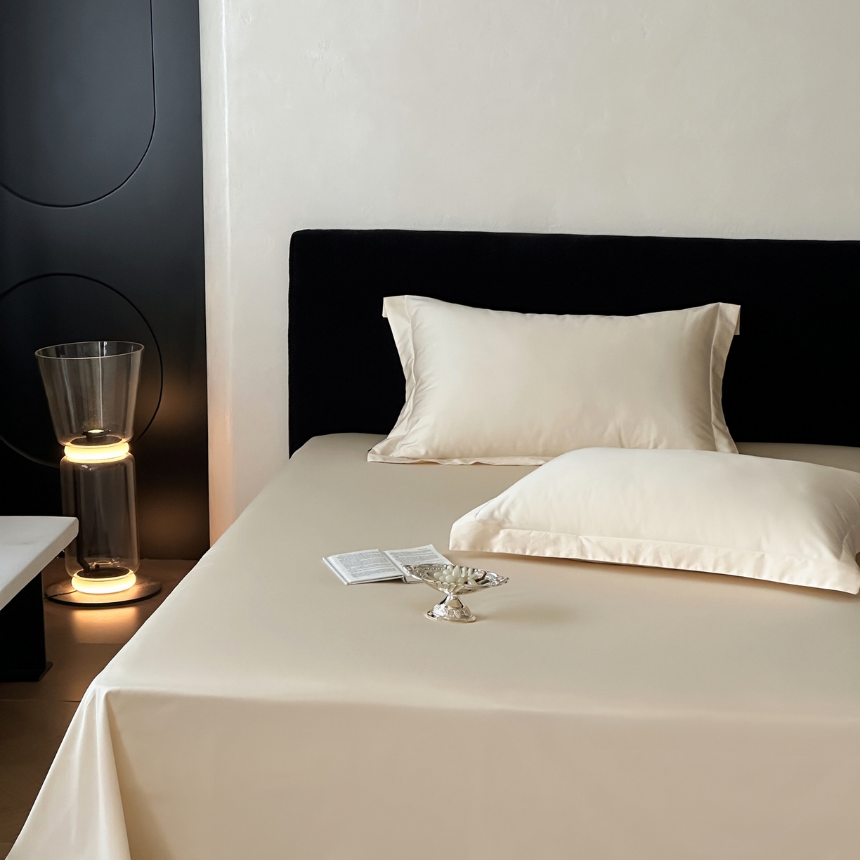 91家纺网 家纺一手货源 找家纺 三味舒屋 2025新款50s全棉纯棉纯色单床单床单单件-长期主义 长期主义-安琪白