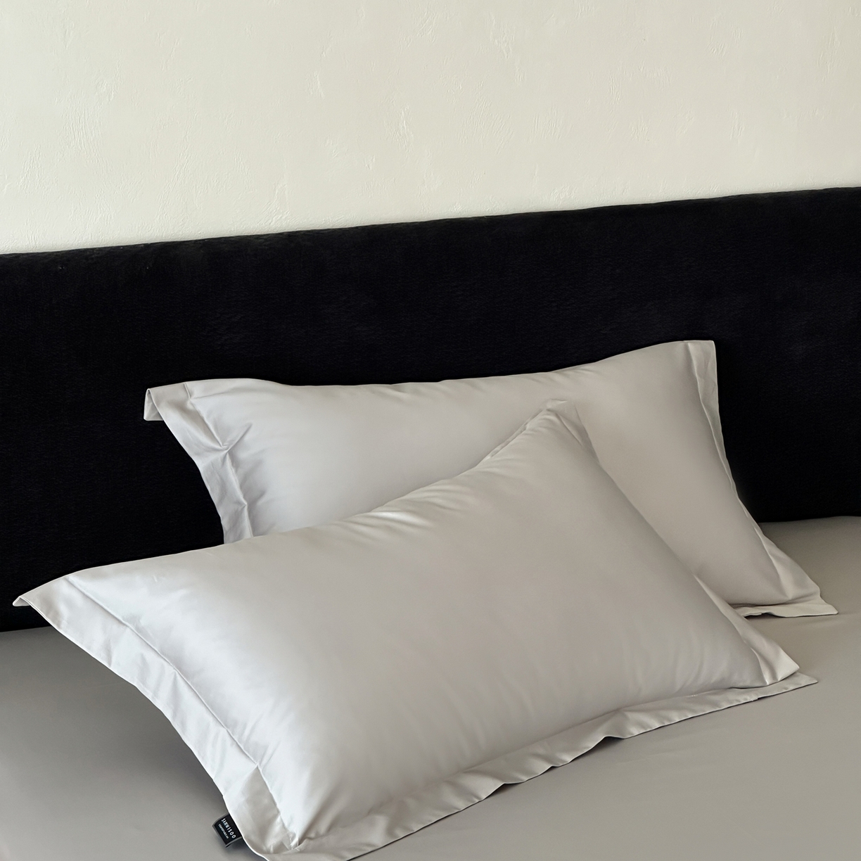 91家纺网 家纺一手货源 找家纺 三味舒屋 2025新款50s全棉纯棉纯色单枕套枕套单件-长期主义 长期主义-新银灰