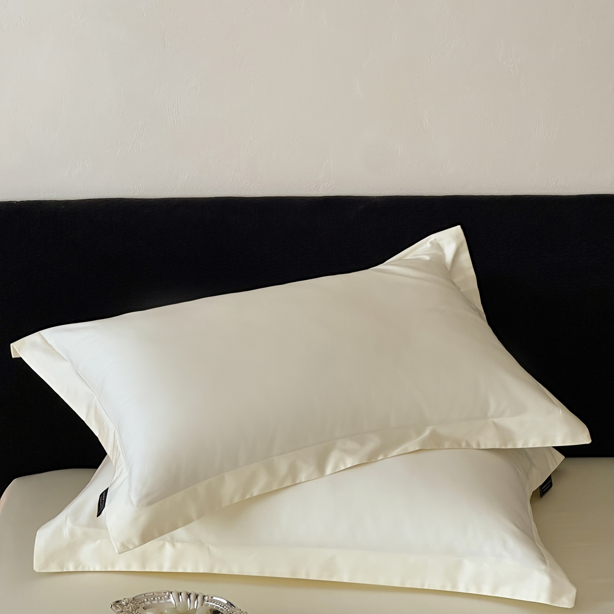 91家纺网 家纺一手货源 找家纺 三味舒屋 2025新款50s全棉纯棉纯色单枕套枕套单件-长期主义 长期主义-香草色