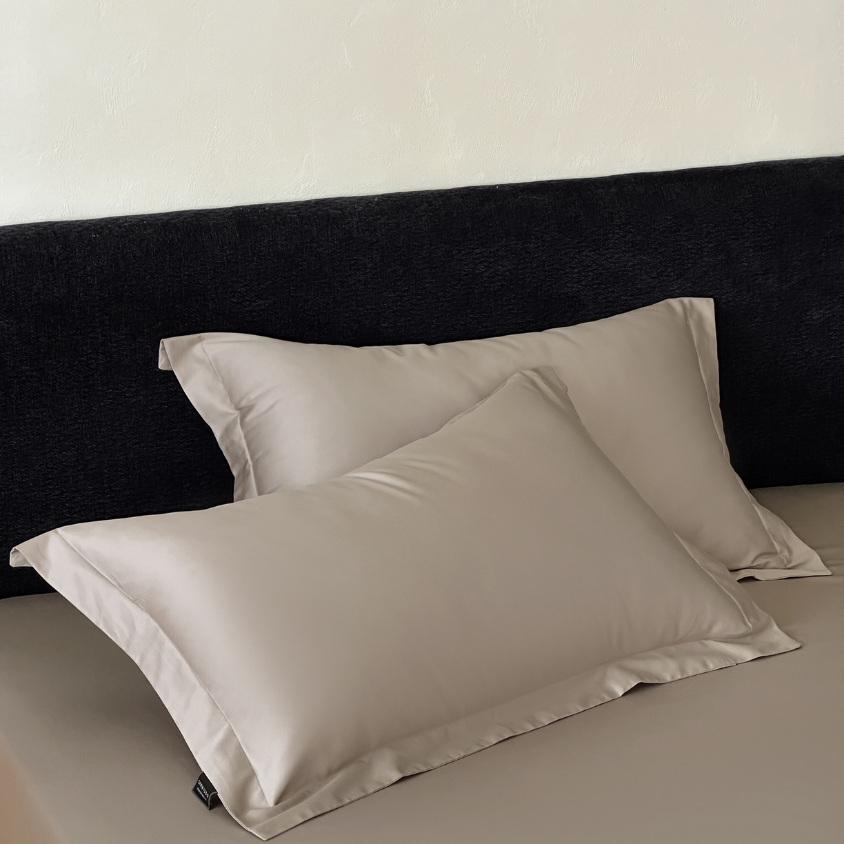 三味舒屋 2025新款50s全棉纯棉纯色单枕套枕套单件-长期主义 长期主义-茶棕色