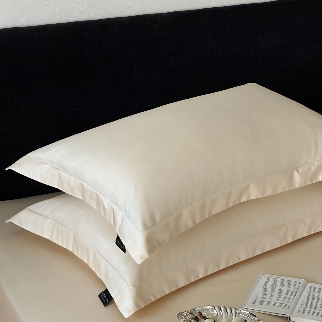 91家纺网 家纺一手货源 找家纺 （总）三味舒屋 2025新款50s全棉纯棉纯色单枕套枕套单件-长期主义