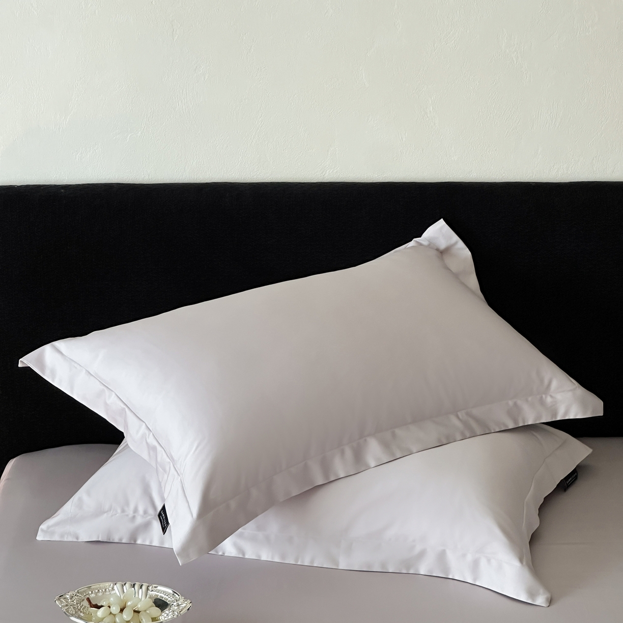 91家纺网 家纺一手货源 找家纺 三味舒屋 2025新款50s全棉纯棉纯色单枕套枕套单件-长期主义 长期主义-微微紫