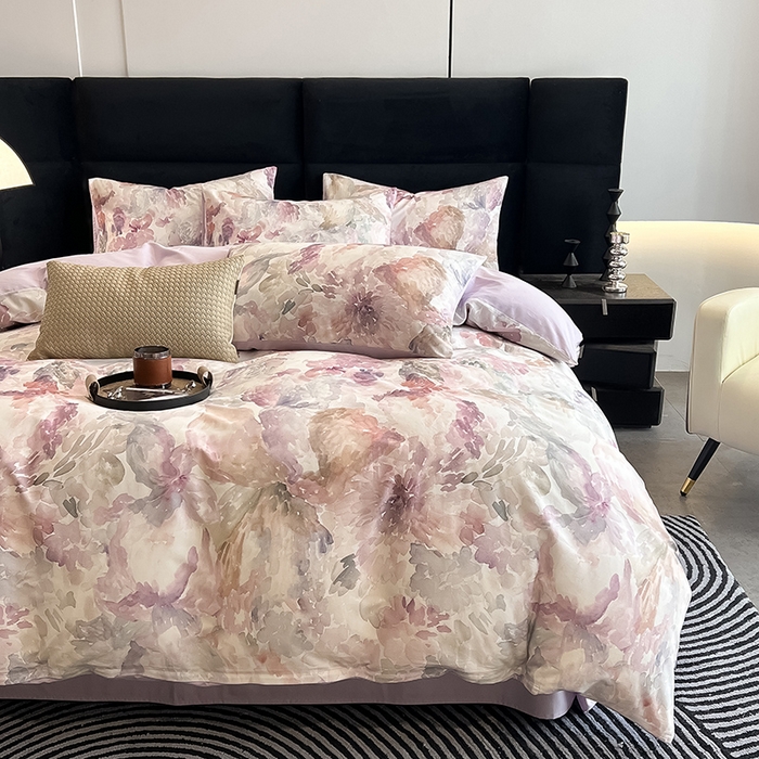 （总）Mr.pig猪先生水洗棉 2025新款贡缎数码印花四件套