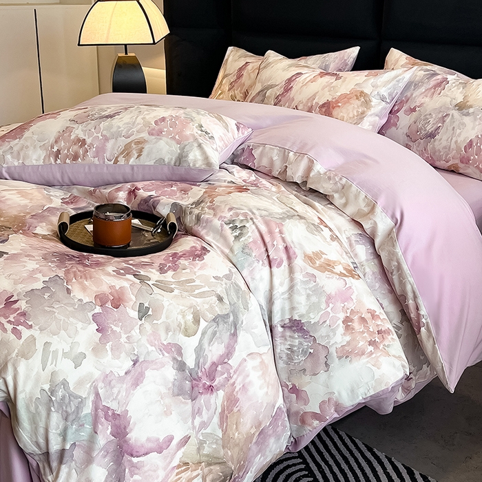 91家纺网 家纺一手货源 找家纺 （总）Mr.pig猪先生水洗棉 2025新款贡缎数码印花四件套