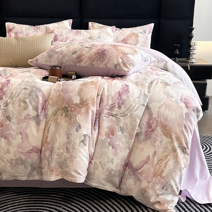 91家纺网 家纺一手货源 找家纺 （总）Mr.pig猪先生水洗棉 2025新款贡缎数码印花四件套