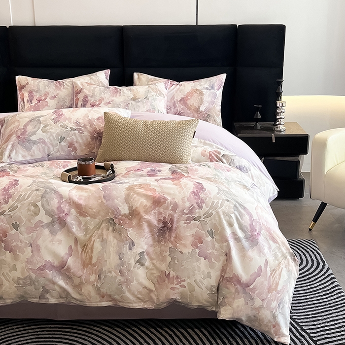 91家纺网 家纺一手货源 找家纺 （总）Mr.pig猪先生水洗棉 2025新款贡缎数码印花四件套